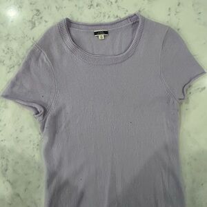 J. Crew Light Purple Short Sleeve Tee